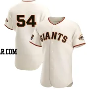 Otto Lopez Men's San Francisco Giants Cream Authentic Home Jersey