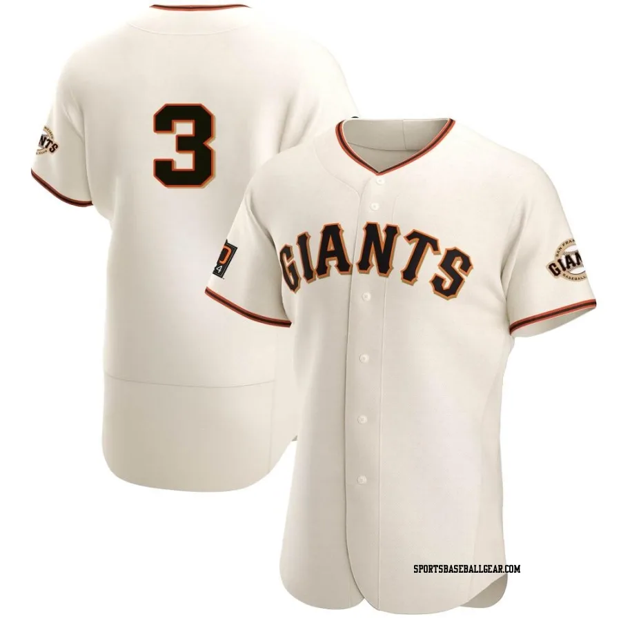 Otto Lopez Men's San Francisco Giants Cream Authentic Home Jersey