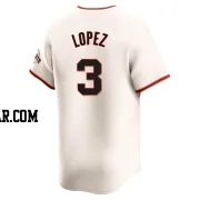 Otto Lopez Men's San Francisco Giants Cream Elite Home Jersey