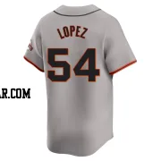 Otto Lopez Men's San Francisco Giants Gray Limited Away Jersey