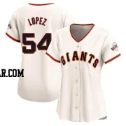 Otto Lopez Women's San Francisco Giants Cream Limited Home Jersey