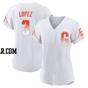 Otto Lopez Women's San Francisco Giants White Authentic 2021 City Connect Jersey