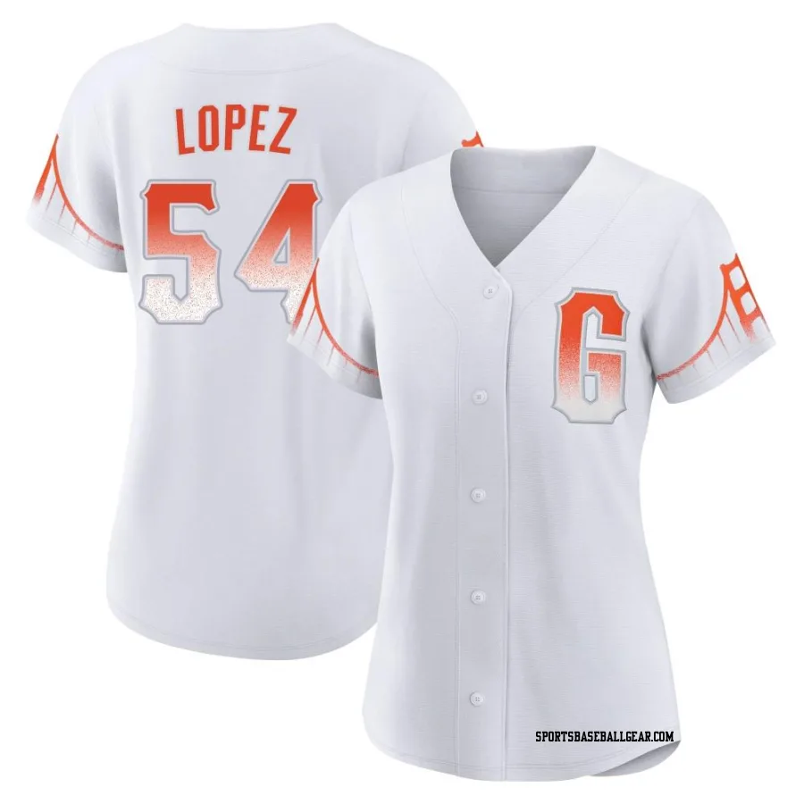 Otto Lopez Women's San Francisco Giants White Authentic 2021 City Connect Jersey