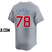 Owen Caissie Men's Chicago Cubs Gray Limited Road Jersey