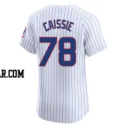 Owen Caissie Men's Chicago Cubs White Elite Home Jersey