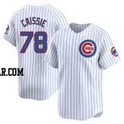 Owen Caissie Men's Chicago Cubs White Limited Home Jersey