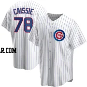 Owen Caissie Men's Chicago Cubs White Replica Home Jersey