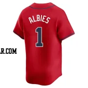 Ozzie Albies Youth Atlanta Braves Red Limited Alternate Jersey