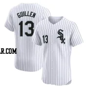 Ozzie Guillen Men's Chicago White Sox White Elite Home Jersey