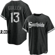 Ozzie Guillen Youth Chicago White Sox Black Replica 2021 City Connect Jersey