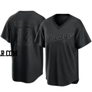 Ozzie Guillen Youth Chicago White Sox Black Replica Pitch Fashion Jersey