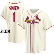 Ozzie Smith Men's St. Louis Cardinals Cream Replica Alternate Jersey