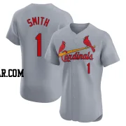 Ozzie Smith Men's St. Louis Cardinals Gray Elite Road Jersey