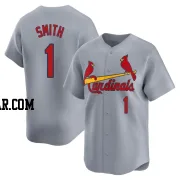 Ozzie Smith Men's St. Louis Cardinals Gray Limited Away Jersey