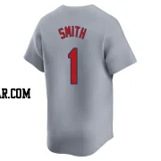 Ozzie Smith Men's St. Louis Cardinals Gray Limited Away Jersey