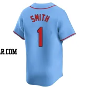 Ozzie Smith Men's St. Louis Cardinals Light Blue Limited Alternate Jersey