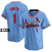 Ozzie Smith Men's St. Louis Cardinals Light Blue Limited Cooperstown Collection Jersey