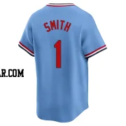 Ozzie Smith Men's St. Louis Cardinals Light Blue Limited Cooperstown Collection Jersey