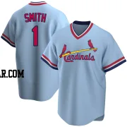 Ozzie Smith Men's St. Louis Cardinals Light Blue Replica Road Cooperstown Collection Jersey