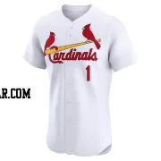 Ozzie Smith Men's St. Louis Cardinals White Elite Home Jersey