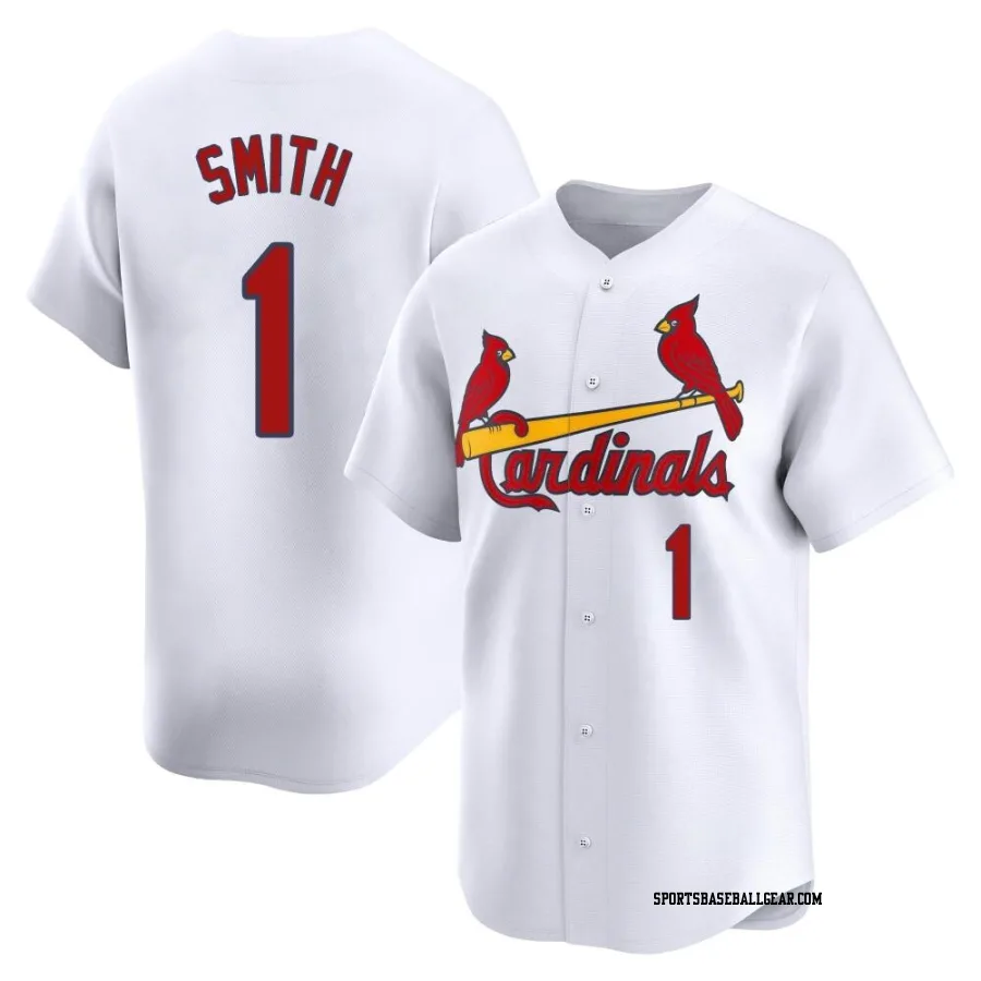 Ozzie Smith Men's St. Louis Cardinals White Limited Home Jersey