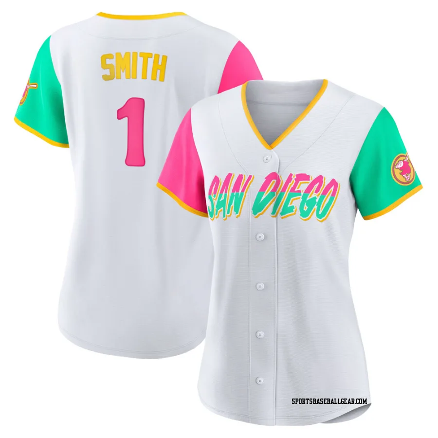 Ozzie Smith Women's San Diego Padres White Replica 2022 City Connect Jersey