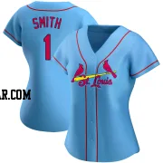 Ozzie Smith Women's St. Louis Cardinals Light Blue Authentic Alternate Jersey