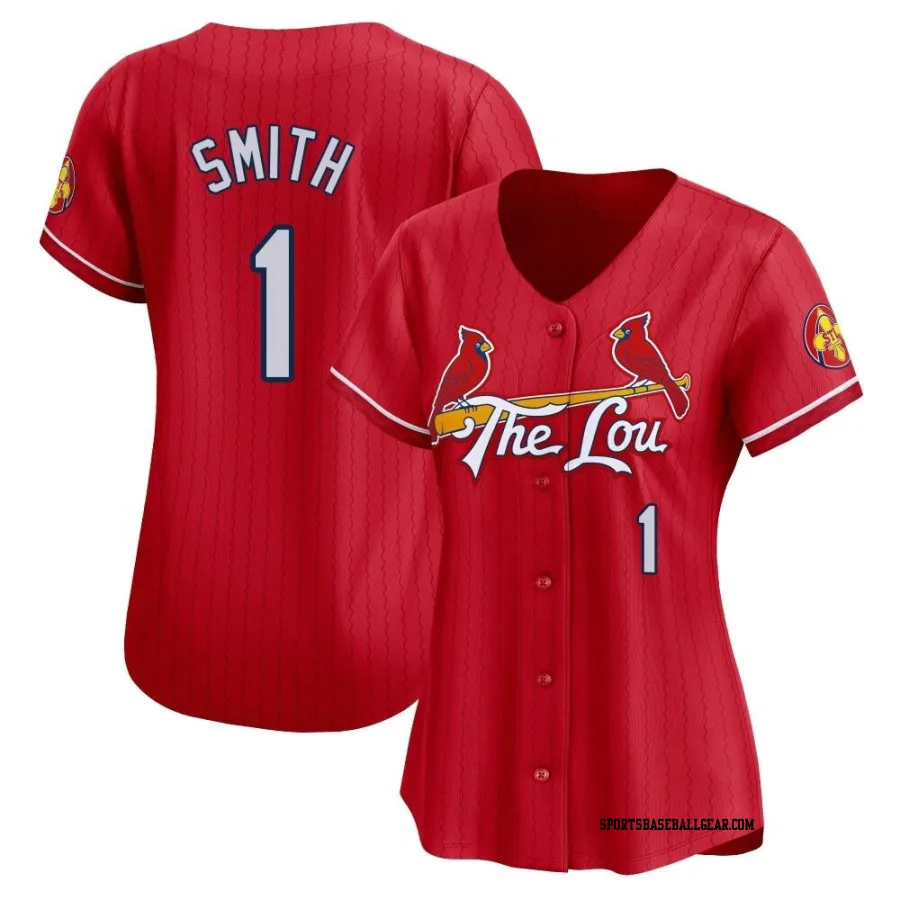 Ozzie Smith Women's St. Louis Cardinals Red Limited 2024 City Connect Jersey