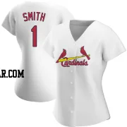 Ozzie Smith Women's St. Louis Cardinals White Replica Home Jersey