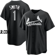 Ozzie Smith Youth St. Louis Cardinals Black/White Replica Jersey