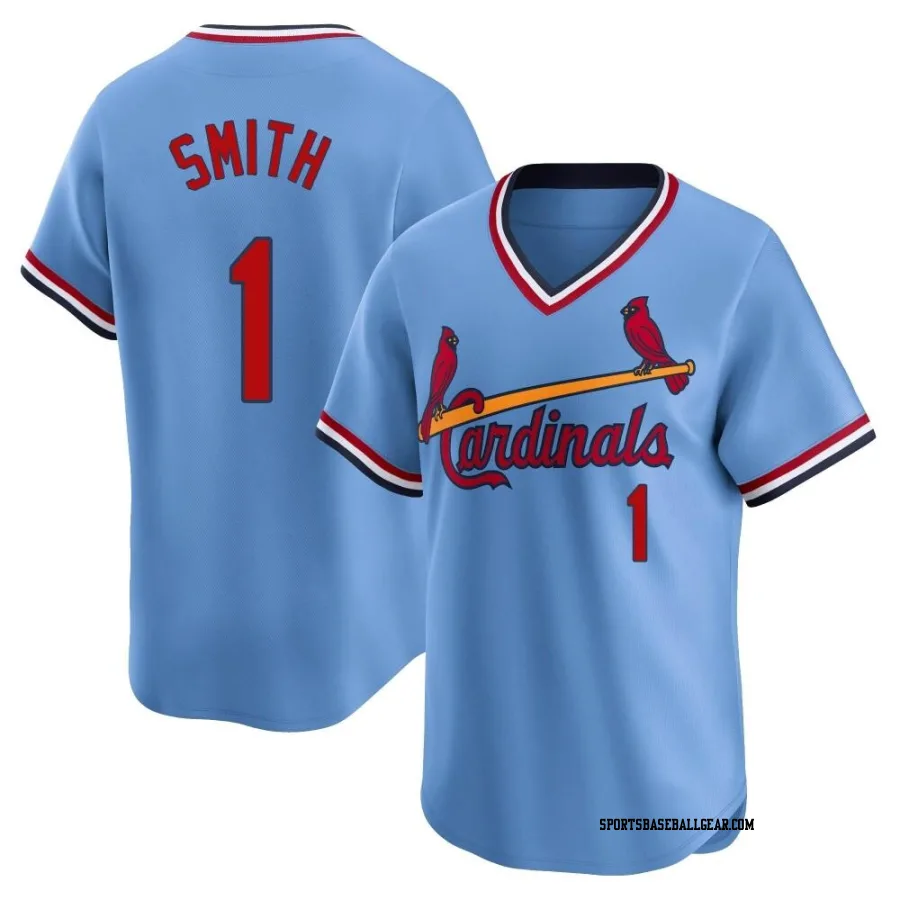 Ozzie Smith Youth St. Louis Cardinals Light Blue Limited Cooperstown Collection Jersey