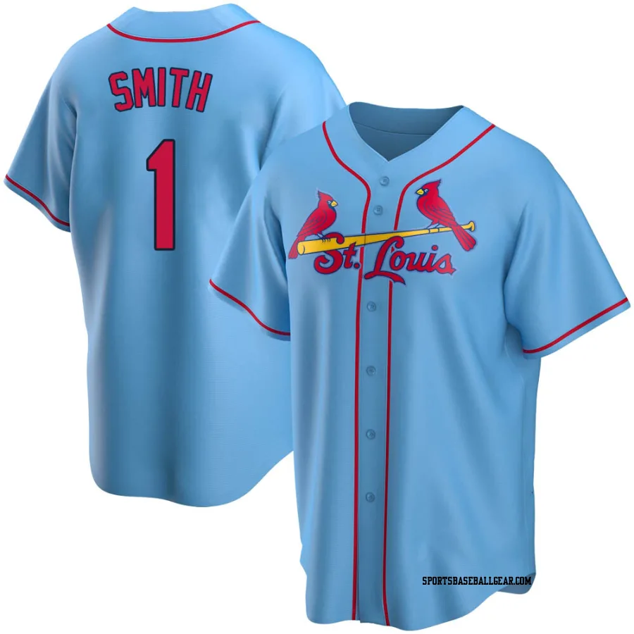 Ozzie Smith Youth St. Louis Cardinals Light Blue Replica Alternate Jersey