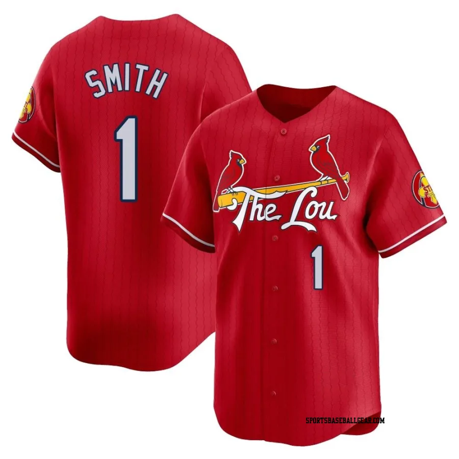 Ozzie Smith Youth St. Louis Cardinals Red Limited 2024 City Connect Jersey