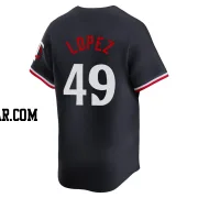 Pablo Lopez Youth Minnesota Twins Navy Limited Alternate Jersey