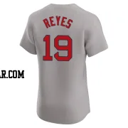 Pablo Reyes Men's Boston Red Sox Gray Elite Road Jersey