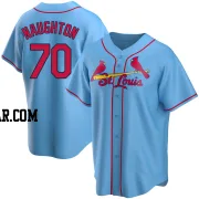 Packy Naughton Men's St. Louis Cardinals Light Blue Replica Alternate Jersey