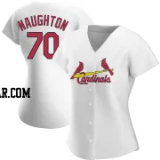 Packy Naughton Women's St. Louis Cardinals White Authentic Home Jersey