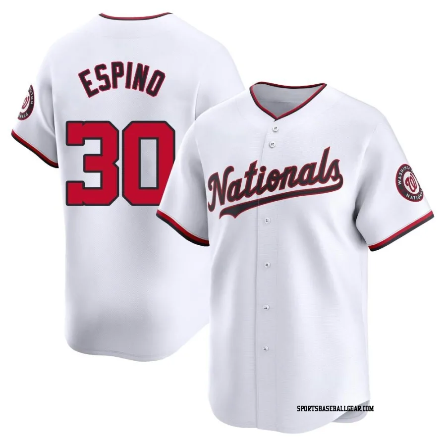 Paolo Espino Men's Washington Nationals White Limited Home Jersey