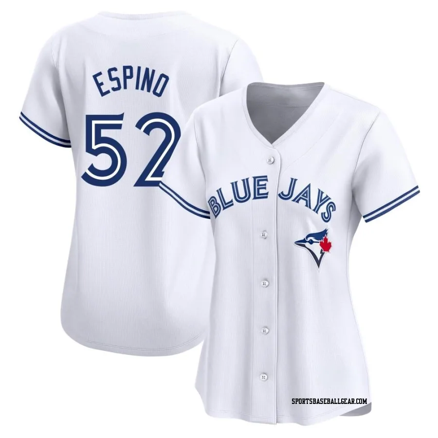 Paolo Espino Women's Toronto Blue Jays White Limited Home Jersey