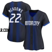 Parker Meadows Women's Detroit Tigers Blue Limited 2024 City Connect Jersey