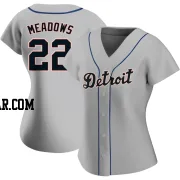 Parker Meadows Women's Detroit Tigers Gray Authentic Road Jersey