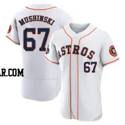 Parker Mushinski Men's Houston Astros White Authentic 2022 World Series Champions Home Jersey