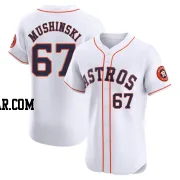 Parker Mushinski Men's Houston Astros White Elite Home Jersey