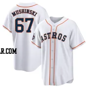 Parker Mushinski Men's Houston Astros White Replica 2022 World Series Champions Home Jersey