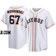 Parker Mushinski Men's Houston Astros White Replica 2022 World Series Home Jersey