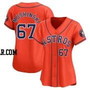 Parker Mushinski Women's Houston Astros Orange Limited Alternate Jersey