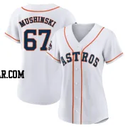 Parker Mushinski Women's Houston Astros White Authentic 2022 World Series Champions Home Jersey