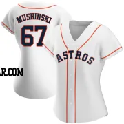 Parker Mushinski Women's Houston Astros White Authentic Home Jersey