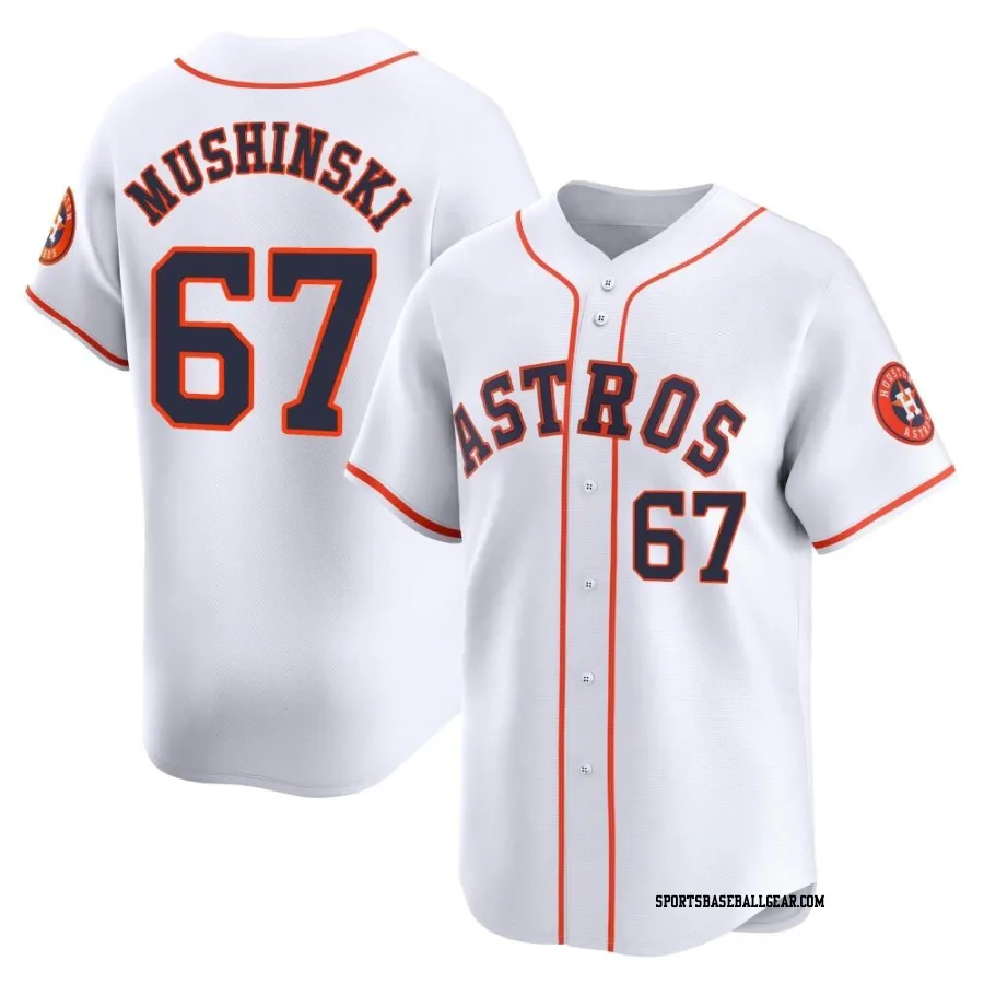 Parker Mushinski Youth Houston Astros White Limited Home Jersey