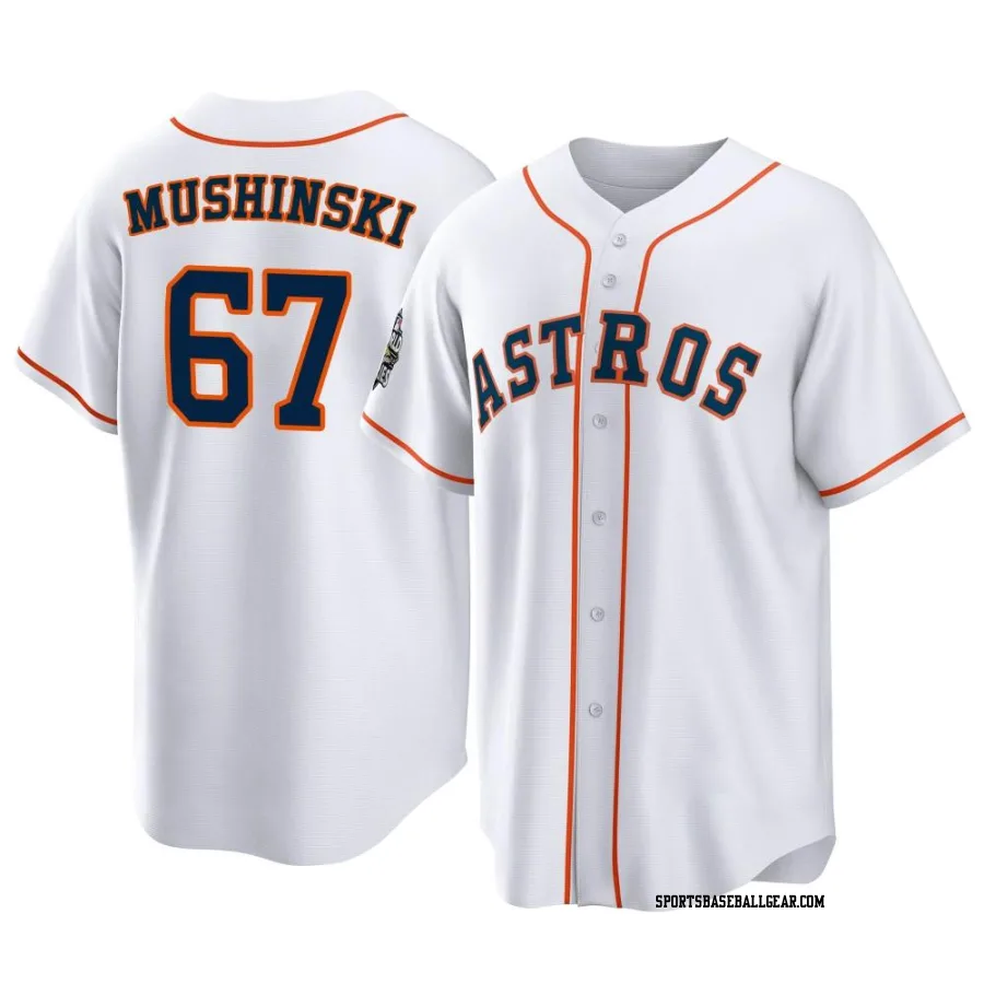 Parker Mushinski Youth Houston Astros White Replica 2022 World Series Home Jersey